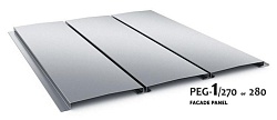 Trapezoidal and facade sheets - PEG - 1/270 or 280 facade panel