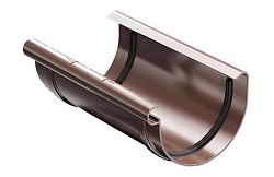 Gutter systems - Gutter joint with rubber seal