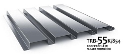 Trapezoidal and facade sheets - TRB - 55K/854 roof profile / facade - trapezoidal sheets