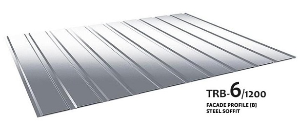 Trapezoidal and facade sheets - TRB - 6/1200 facade profile - trapezoidal sheets