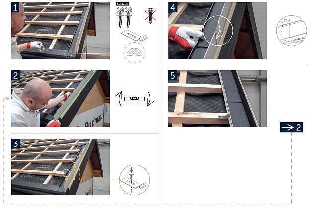 System of Modular Flashings MOD - Inner barge flashing WW 83 L/R