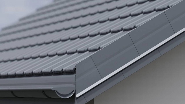 Modular roofs - Universal external modular barge flashing Drift 224 L/R