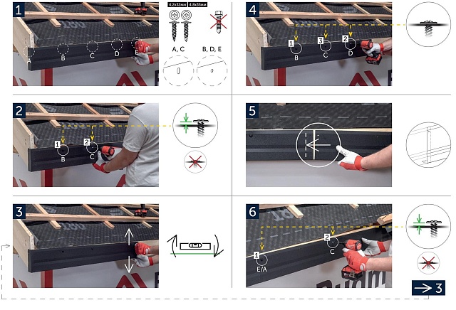 System of Modular Flashings MOD - Verge trim PP 150, PP 180, PP 220